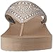 Skechers Cali Women's Vinyassa-Bindu Flip Flop, Taupe, 9 M US