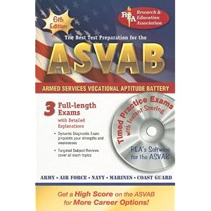 ASVAB w/CD (REA)-The Best Test Prep (Test Preps)
