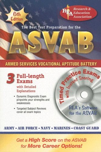 asvab wcd rea the best test prep military asvab test preparation