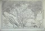 1859 MAP LOWER EGYPT RAILWAY ISTHMUS SUEZ CANAL ATLAS