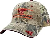 Virginia Tech Realtree Camo Stretch- Fit with Classic Bar Design Hat