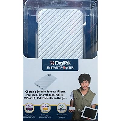 Digitek DIP 10400L PL mAh Power Bank Li Polymer - White