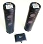 ZOpid - 2.4 GHz Weather-Resistant Stereo Wireless Speakers with built-in Rechargeable Battery (Black)