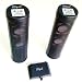 ZOpid - 2.4 GHz Weather-Resistant Stereo Wireless Speakers with built-in Rechargeable Battery (Black)