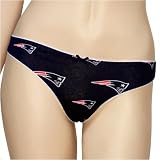 Reebok New England Patriots Ladies Navy Blue Tandem Thong