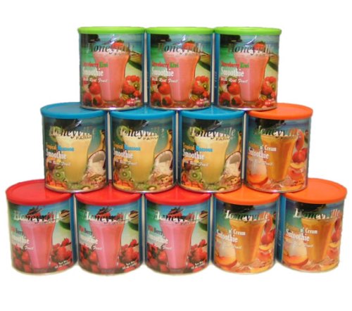 Fruit Smoothie Variety Pack - 12 Can Case by Grain Beverages