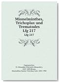 Mionelminthes, Trichoplax und Trematodes. Lfg 217