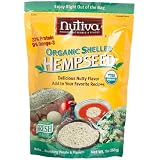 Nutiva Organic Shelled Hempseed, 13-Ounce Pouch (Pack of 3)