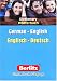 Berlitz Deutsch-Englisch Worterbuch/Berlitz English-German Dictionary (Berlitz Bilingual Dictionaries)