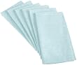 DII Coastal Beach Glass Aquas Variegated Weave Napkin, Set of 6