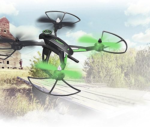 LANDVO JJRC X1 6-Axis 2.4Ghz Gyro RTF RC Quadcopter Helicopter Drone with D1806-2280KV Brushless Motor, Flight Time up to 15 Minutes - Green Version