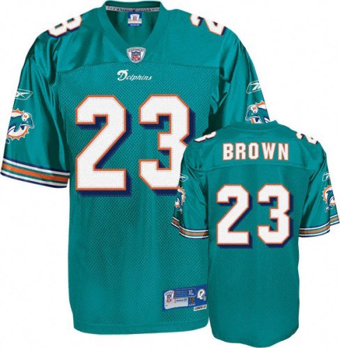 Reebok Miami Dolphins Ronnie Brown Premier Jersey Large