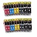 20 Canon Compatible CLI526, PGI525, Printing Ink Cartridges for CANON PIXMA iP4850, MG5150, MG5250, MG6150, MG8150, MX885, IX6550, MX715, MX895 Printer Inks (PGI 525BK, CLI 526Y, CLI 526M, CLI 526C, CLI 526BK,) High Capacity Inks