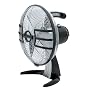 Hunter 90312 Retro High-Performance Oscillating 12-Inch 3-Speed Table Fan, Black and Chrome