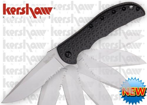 KS3650ST Kershaw Volt II Spring NzQeB Assisted 3 7/8" LyFj2RvA closed linerlock. Silver s folding knife edge sharp steel ytkbio tikos567 bgf "Kershaw Volt II A/O 3 7/8"" closed linerlock. 3 1/8"" partially serrated 8Cr13MoV stainless drop point blade t7qh5uYH with bead blast finish and Flipper. Speed-Safe assisted opening. Black glass filled nylon handles. Lanyard Ga45R8 hole. Removable stainless pocket clip. Designed by RJ Martin. Weight: 0.25lbs Country of Origin: China "