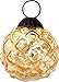 Luna Bazaar Small Mercury Glass Ornament (Bubble Design, 2.25-Inch, Silver) - Vintage-Style Decoration