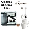 Capresso Cafe Pump Espresso and Cappuccino Machine Bundle