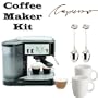 Capresso 115.01 Cafe Pump Espresso and Cappuccino Machine Bundle