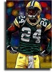 Completely Handpainted American Football Sport Painting, Custom Order FL2696, Oil on Canvas, with Option to Paint Jerry, Brett & Co. from Any Other Favorite Photograph or Picture, Unframed, Size 12" x 16" inch