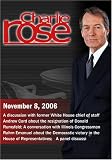 Charlie Rose with Andrew Card Rahm Emanu DVD Cover