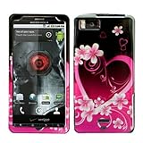 iNcido Brand Motorola Droid X MB810 Cell Phone Purple Love Protective Case  ....