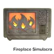 Miniature LED TV Fireplace: Playful LED Accent Lighting, Geek Chic Ambiance