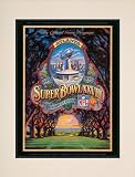 Matted 10.5 x 14 Super Bowl XXVIII Program Print | Details: 1994, Cowboys vs Bills