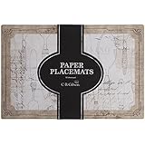 C.R. Gibson QGP-14381 Perfect Setting 50 Count Paper Placemats