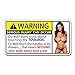 Funny Caution Tool Toolbox Warning Decal Sticker