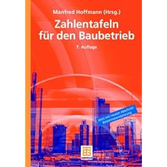 Zahlentafeln f�r den Baubetrieb