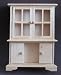 Unfinished Wood Dollhouse Furniture: Cabinet with 4 Opening Doors