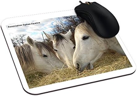 Refiring Three White Mouse Pad