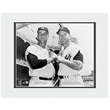 Photo File New York Yankees Roger Maris and Mickey Mantle Matted Photo
