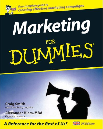 Marketing for Dummies, UK edition