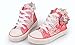 Legend E.C Cute Girls' Flower High Top Canvas Shoes Comfortable Bowknot Canvas Sneakers for Girls