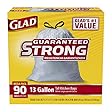 Glad Tall Kitchen Drawstring Trash Bags, 13 Gallon, 90 Count