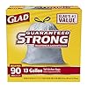 Glad Tall Kitchen Drawstring Trash Bags, 13 Gallon, 90 Count