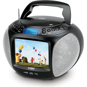 Coby TFDVD577 5.6 iNCH DVD/MP3/CD player boombox TV