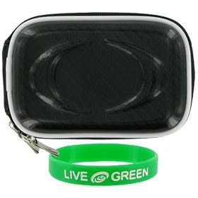 EVA Hard Shell (Candy Black) Carrying Case Samsung SL50 10.2 MP Digital Camera Silver