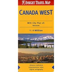 Canada West Insight Travel Map (Landkarte)