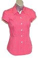 Tommy Hilfiger Stretch Women Short Sleeve Polka Dot Shirt