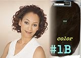 outre quick weave half 1/2 wig instant weave 100% human hair JILLIAN, 1b