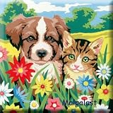 Eigenschaften Mammut A30POCJ1 / Hund + Katze - Malen nach Zahlen auf Keilrahmen 20 x 20 cm