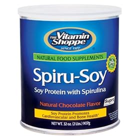 Vitamin Shoppe - Spiru-Soy - Strawberry, 32 oz powder