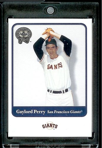 2001 Fleer Greats Of The Game Baseball Card # 52 Gaylord Perry San Francisco Giants