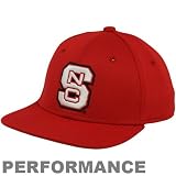 NCAA The Game North Carolina State Wolfpack Red On-Field Mesh Gametek Performance Fitted Hat (7)