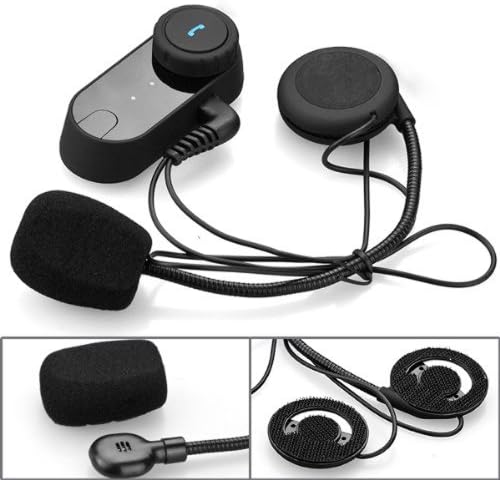 Keisound(TM) 1 Sets X Weatherproof 800m GPS Bluetooth Motorcycle Intercom 3 Riders for Helmet Headset Ski/ATV with Streaming Wireless Music A2DP-(F02-800-S)