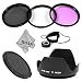 Filter kit for Nikon (D90 D80 D70 D70s) Includes: 67mm 3 Pcs Filter kit (UV, Polarizing, Fluorescent) + Filter Pouch + 67mm Lens hood + 67mm Lens Cap + 1 Lens Cap Keeper + 1 Ultra Fine Microfiber Cleaning Cloth Goja Logo
