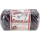 Pepperell Bonnie Macrame Craft Cord, 6mm 100-Yard, Wild Berry