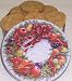 Gourmet Food : Scott's Cakes 1 lb. Peanut Butter Cookies in a Classic Wreath Tin